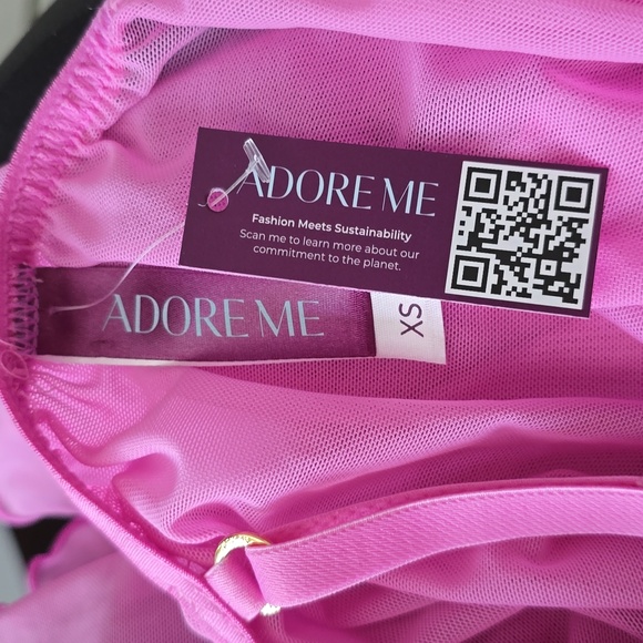 Adore Me NWT Pink Lace Chemise - Picture 4 of 5